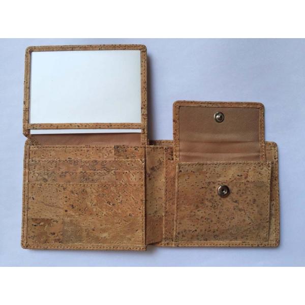 Hot Sale Bifold men gender slim cork wallet 11x9cm with pocket coin,card and money slot Hot Sale Bifold men gender slim cork wallet 11x9cm with pocket coin,card and money slot