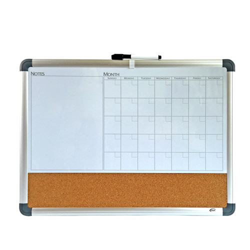 Hot Sale Combination Cork Board and white board with Aluminum Frame combo Board Hot Sale Combination Cork Board and white board with Aluminum Frame combo Board