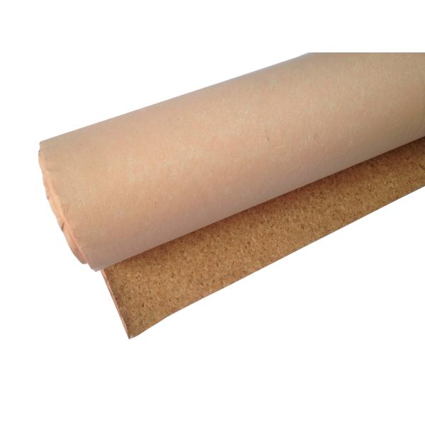 Hot sale Nature Cork Fabric/Leather for bag and shoes making with PU backing