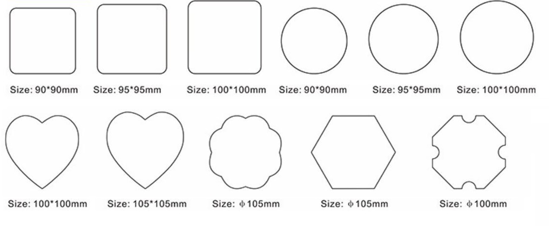 Hot Selling 50x50mm Home Decorator Souvenir Sublimation Blank Fridge Magnets for Gifts