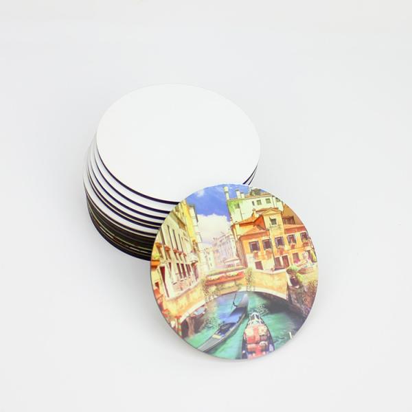 Hot Selling Diameter 90/95/100mm Sublimation MDF Blank Coaster or Customized Printing
