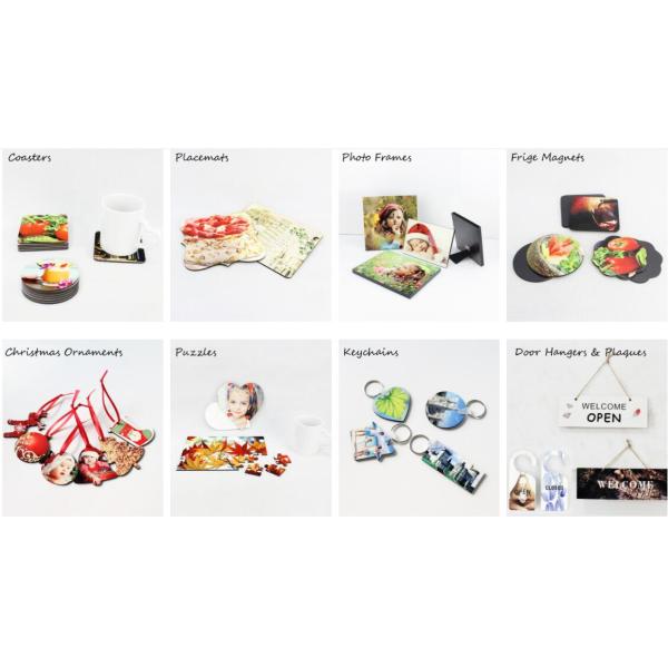 Hot Selling Diameter 90/95/100mm Sublimation MDF Blank Coaster or Customized Printing