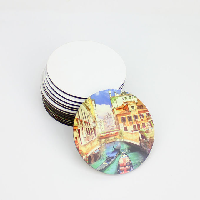 Hot Selling Diameter 90/95/100mm Sublimation MDF Blank Coaster or Customized Printing