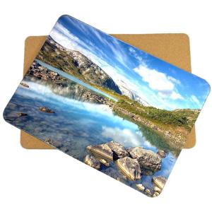 Hot Selling for home/hotel Wooden cork placemat, Customized size and printed logo Hot Selling for home/hotel Wooden cork placemat, Customized size and printed logo