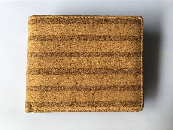 Hot selling luxurious men cork wallet, customized design or logo
