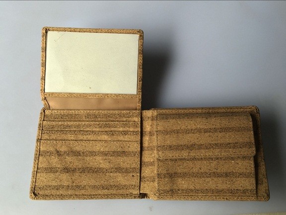 Hot selling luxurious men cork wallet, customized design or logo Hot selling luxurious men cork wallet, customized design or logo
