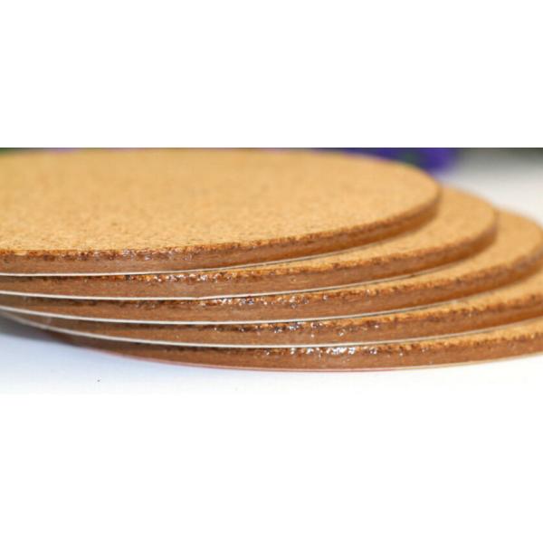 Hot Wholesale Round Shape cork coaster Customized size and printed logo for home and hotel