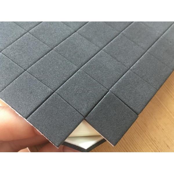 Hotsale 25x25x4MM Black Glass Protector Rubber Eva Pads for Glass Packing & Shipping by Sheet