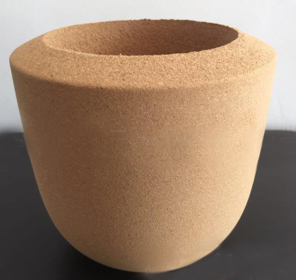 Modern Environmental Cork Bark Planter for Indoor Gardening or Decoration
