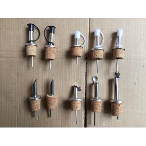 New Hot Stainless Steel Cork Olive Oil Bottle Pourer for Wholesale