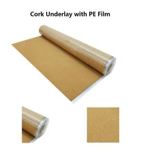 New Style Corkment Underlay with PE Film, 200-300kg/m3 Density, Good Damp & Sound Proof New Style Corkment Underlay with PE Film, 200-300kg/m3 Density, Good Damp & Sound Proof