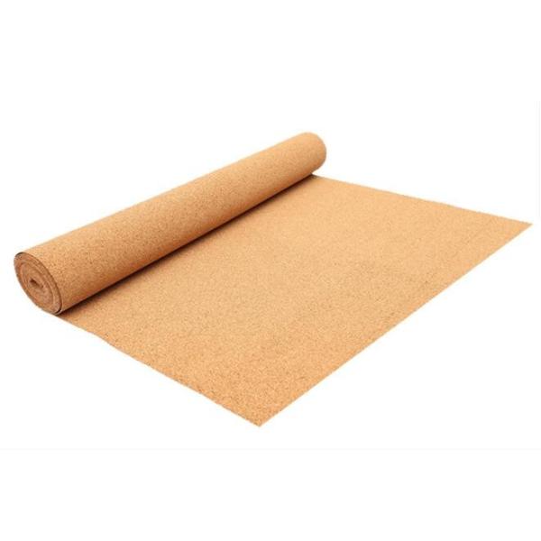 New Style Corkment Underlay with PE Film, 200-300kg/m3 Density, Good Damp & Sound Proof