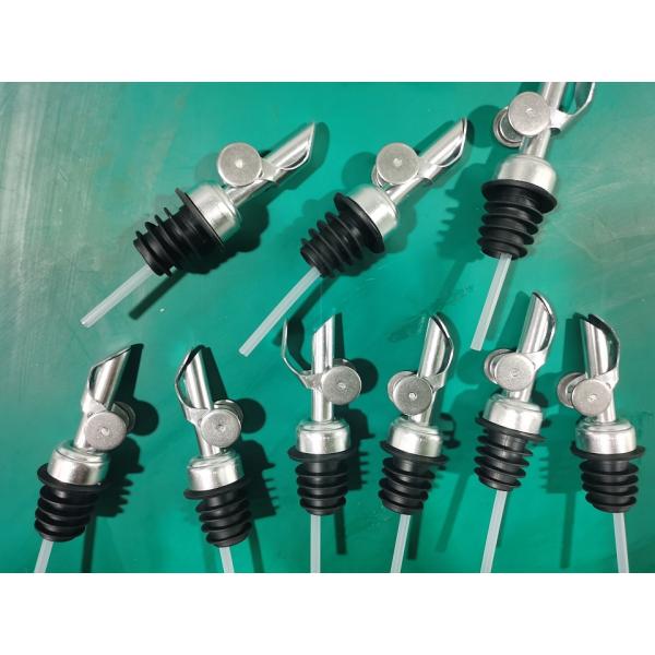 Oil Pourer Weighted Spouts Silver or Golden Color for the Olive Oil Bottle