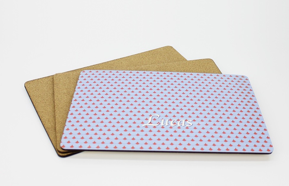 Personalized Printable Sublimation Blank Mdf Cork Placemat for Retail or Wholesale