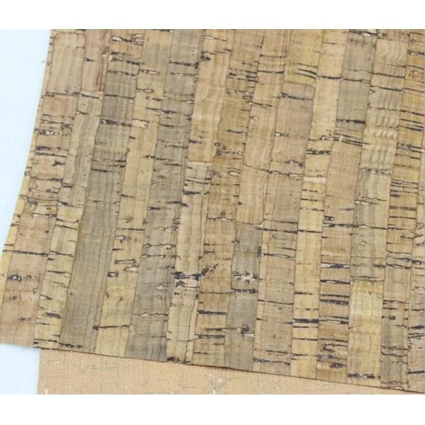 Popular 1.35m Width Dark Black Color Cork Fabric by Yard for Handbad, Wallet Making