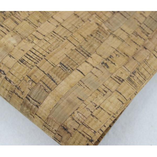 Popular 1.35m Width Dark Black Color Cork Fabric by Yard for Handbad, Wallet Making