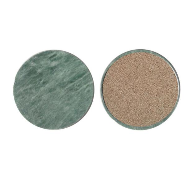Popular Good Quality Anti Slip Marble Stone Coaster Customized Size and Printed Logo