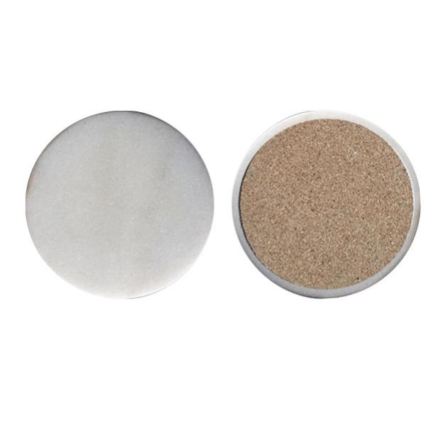 Popular Good Quality Anti Slip Marble Stone Coaster Customized Size and Printed Logo