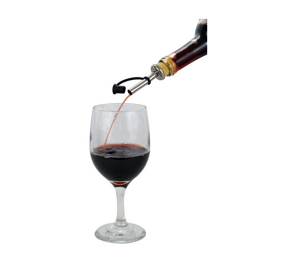 Popular wholesale Stainless Steel Pourer with Cork for Ceramic/Olive Oil bottle