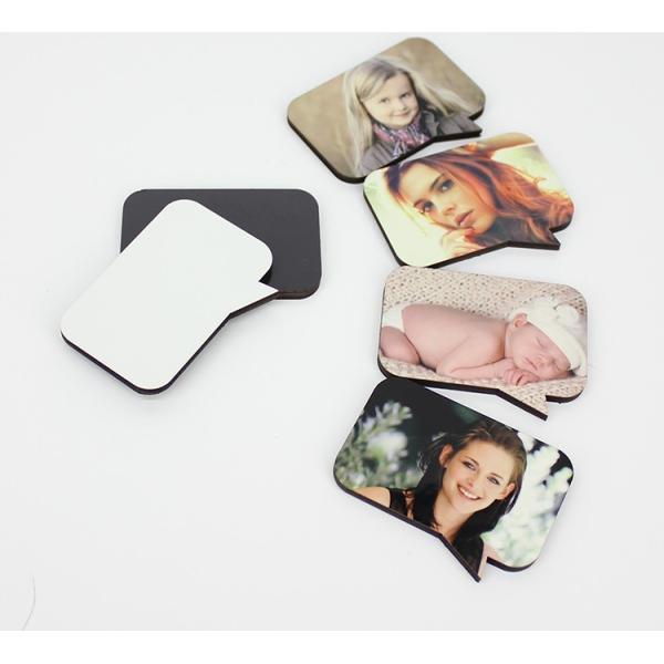 Promotional 60x45mm Sublimation Blank Fridge Magnets for Souvenir and Gift