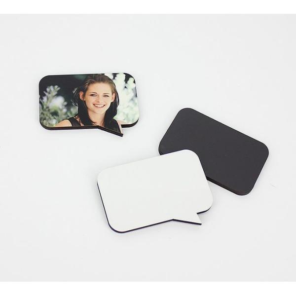 Promotional 60x45mm Sublimation Blank Fridge Magnets for Souvenir and Gift