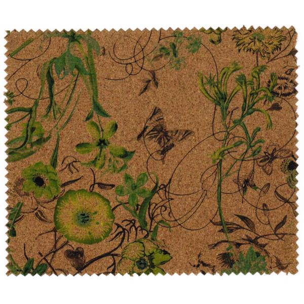 Promotional Nature Cork Fabric/Leather for bag and shoes making with PU backing,waterproof and dust resistance