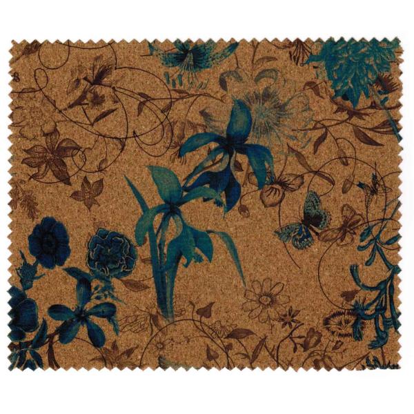 Promotional Nature Cork Fabric/Leather for bag and shoes making with PU backing,waterproof and dust resistance