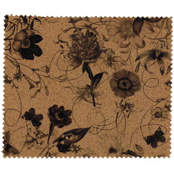 Promotional Nature Cork Fabric/Leather for bag and shoes making with PU backing,waterproof and dust resistance