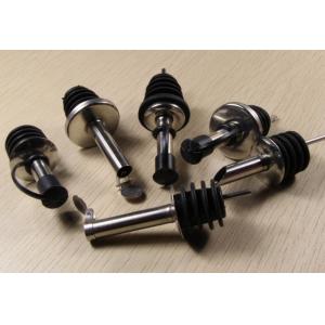 Promotional Stainless Steel Pourer for Olive Oil Bottle with Plastic White or Black Cap