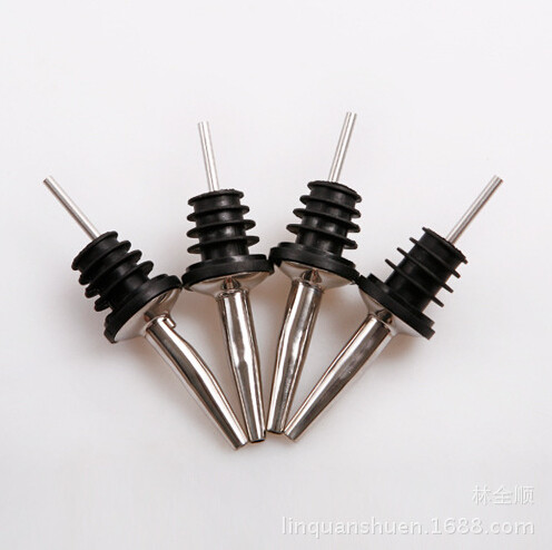 Promotional Stainless Steel Pourrer/Wine Pourer for for Ceramic/Olive Oil bottle