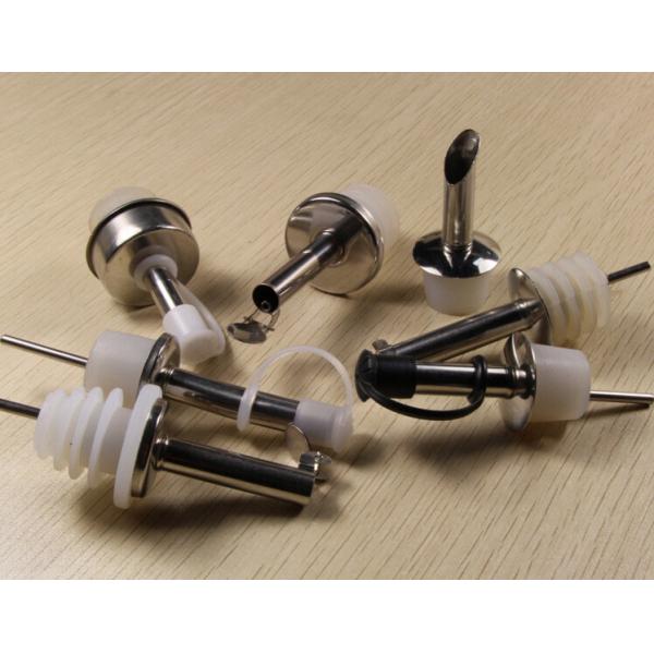 Promotional Stainless Steel Pourrer/Wine Pourer for for Ceramic/Olive Oil bottle