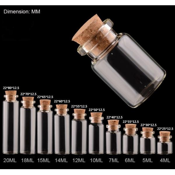 Sea salts with dried flowers in clear vials with cork lid Sea salts with dried flowers in clear vials with cork lid