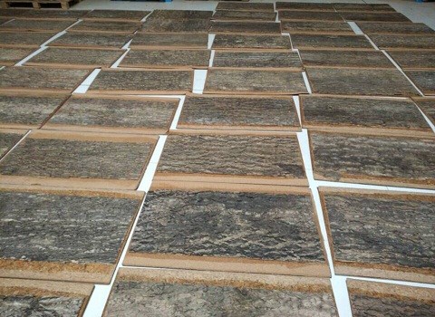 Uniform size,Frist-Layer Nature Cork Bark Tiles,for animals enclosures,wall decoration