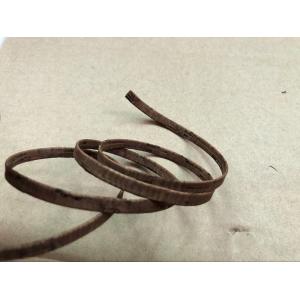 Wholesale Factory Pirce High quality 1mm Width Colorful Soft 100% Flat Cork Cord for Accessory