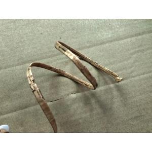 Wholesale Factory Pirce High quality 1mm Width Colorful Soft 100% Flat Cork Cord for Accessory