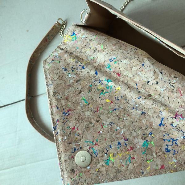 Wholesale Ladies Faction Shoulder Bag with Eco Cork at Customized Size