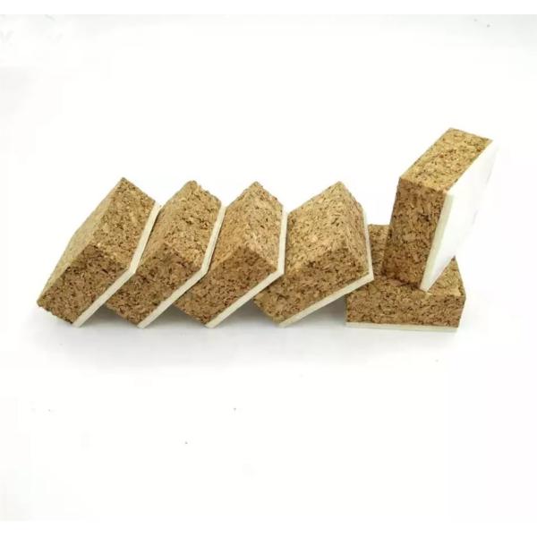 Wholesale Price 35*35*14+2MM Protection Spacers with Foam Separator Cork Pads For Glass