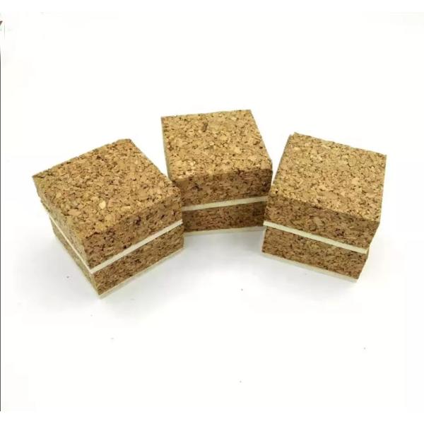 Wholesale Price 35*35*14+2MM Protection Spacers with Foam Separator Cork Pads For Glass