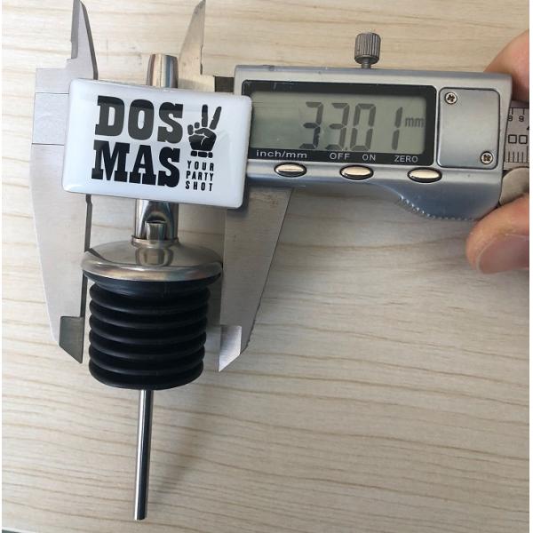 Wholesale Price Stainless Steel Pourer Spout with TPE Stopper for 27.5mm bottle in Silver or Gold color