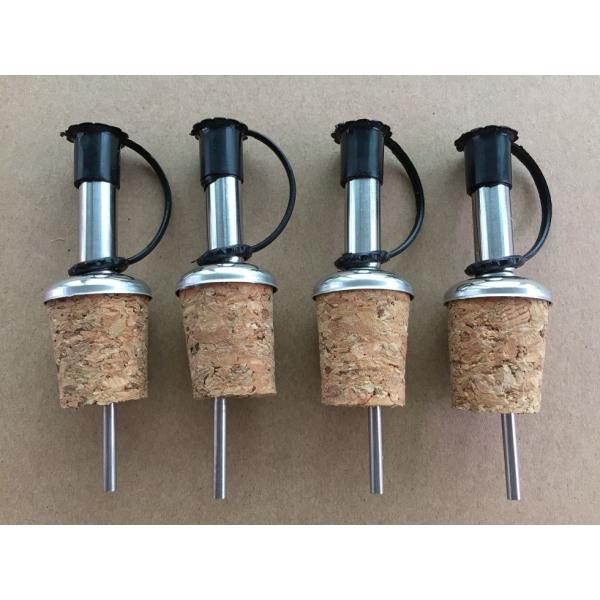 Wholesale Stainless Steel Liquid Pourer for Olive Oil Wine with Stainless Steel Cap, Good Quality and Competitive Price