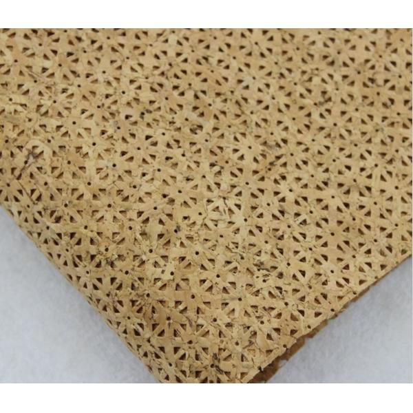 Whosale Price 1.4m Width Hollow Cork Fabric style by Yard in Nature Color for Decoration Whosale Price 1.4m Width Hollow Cork Fabric style by Yard in Nature Color for Decoration